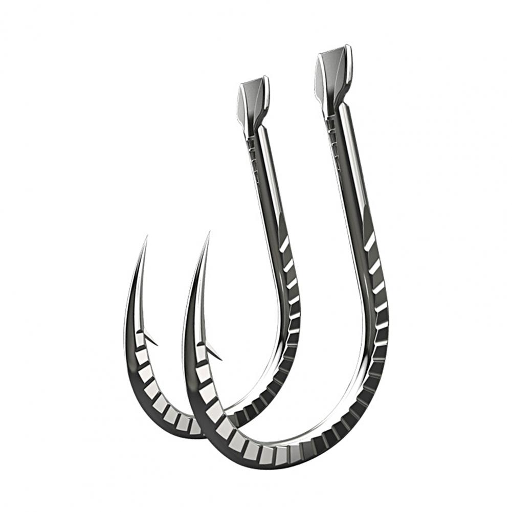 Fishing Hook Offset - 30 ชิ้น/เซ็ต 1-15 ตะขอตกปลา Sharp Titanium