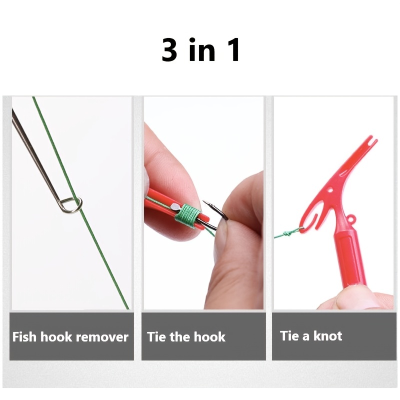 1 PC 3 in 1 EXTRACTOR ตกปลา Un - Fishing Hook Sharpener บทวิจารณ์และราคา