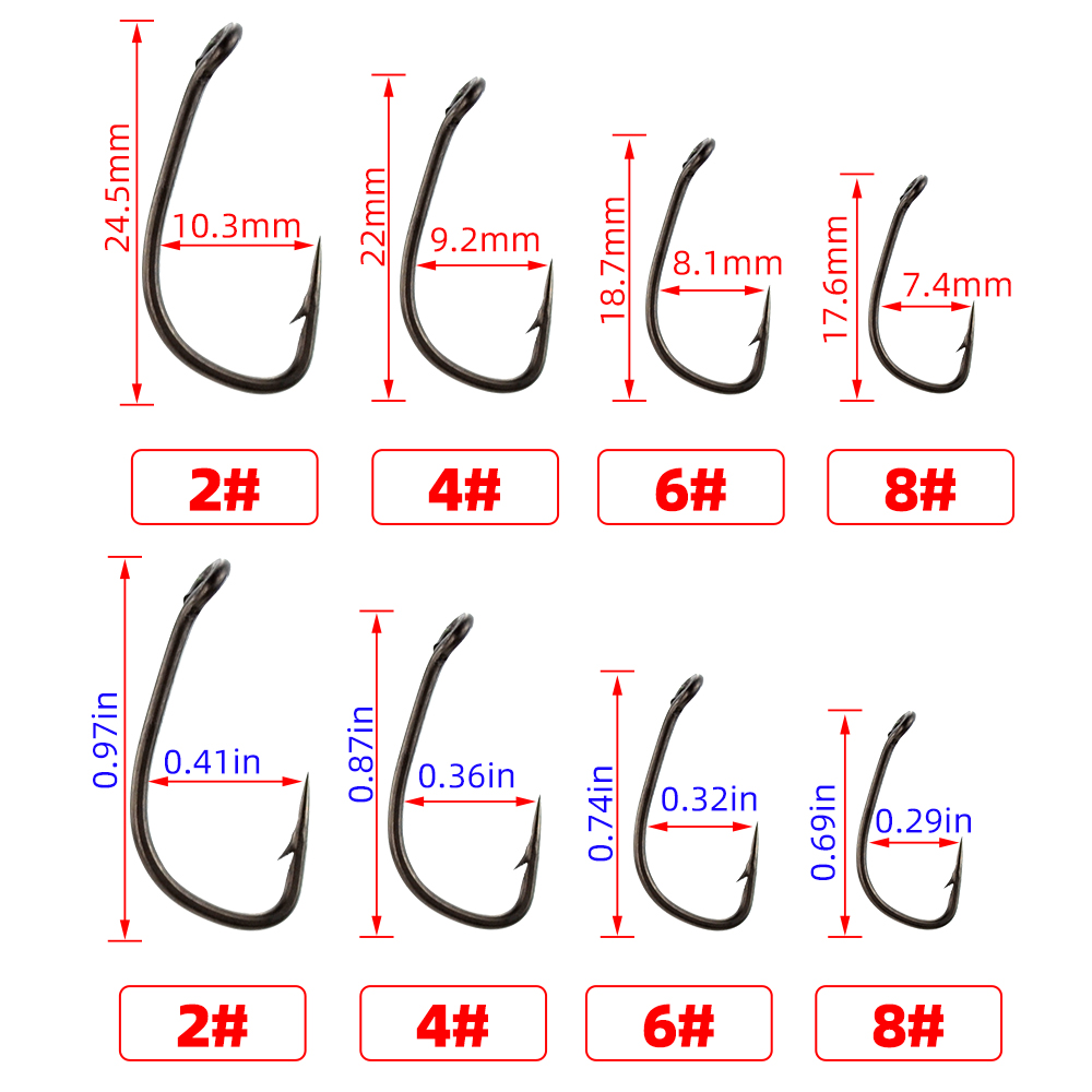 30 ชิ้น PTFE เคลือบเหล็กคาร์บอ - Fishing Hook Assortment บทวิจารณ์และราคา