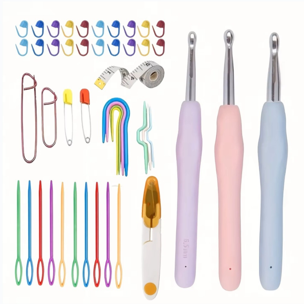 ชุดเข็มโครเชต์ตามหลักสรีรศาสตร - Fishing Hook Size บทวิจารณ์และราคา