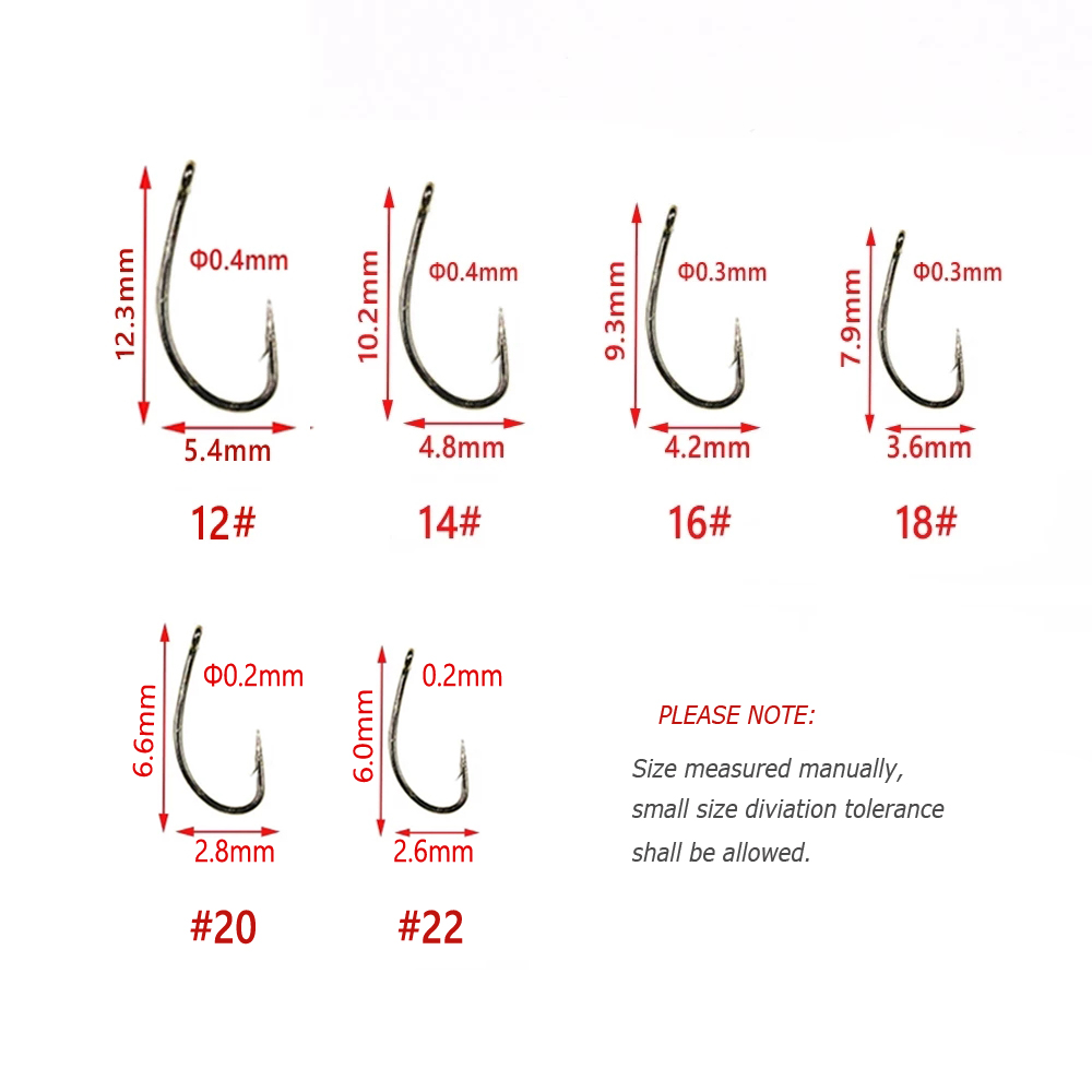 ไบมู 50/100/200ชิ้น # 12 ~ # 2 - Fishing Hook Barbless บทวิจารณ์และราคา