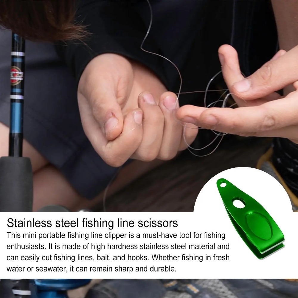 กรรไกรตัดสายตกปลาแบบพกพา 1 ชิ้ - Fishing Hook Sharpener บทวิจารณ์และราคา